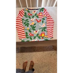 Boden Long Sleeve Tee in Light Blue, Red, Green, Pink, Yellow